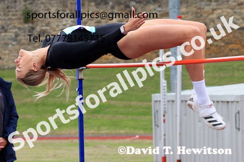Womens Heptathlon High Jump, 2024 EAP International Combined events, Hewcham, Northumberland.  Photo: David T. Hewitson/Sports for All Pics